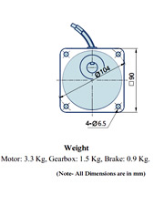 AC Geared Motor With Lead wires