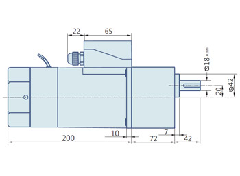 Round AC Induction Motor With Terminal Box