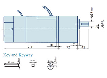 AC Geared Motor With Lead wires