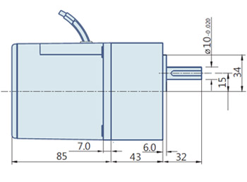 AC Geared Motor With Lead wires