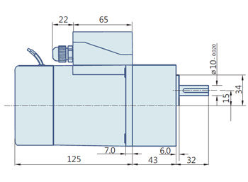 Round AC Induction Motor With Terminal Box