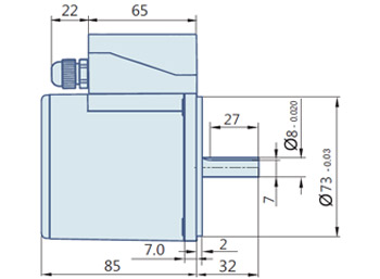 Round AC Induction Motor With Terminal Box