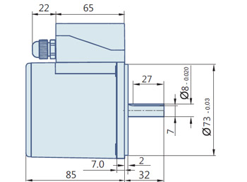 Round AC Induction Motor With Terminal Box