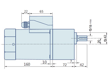 Round AC Induction Motor With Terminal Box