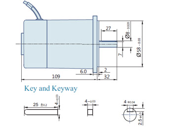 Round AC Induction Motor With Terminal Box