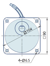 AC Geared Motor With Lead wires