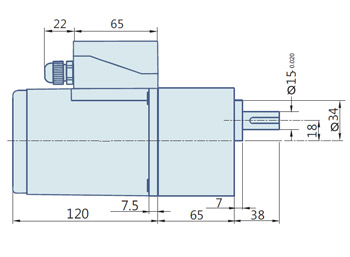 Round AC Induction Motor With Terminal Box