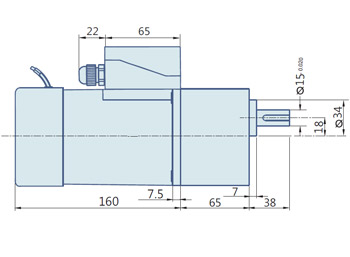 Round AC Induction Motor With Terminal Box