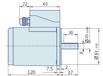 Round AC Induction Motor With Terminal Box