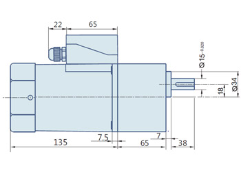 Round AC Induction Motor With Terminal Box