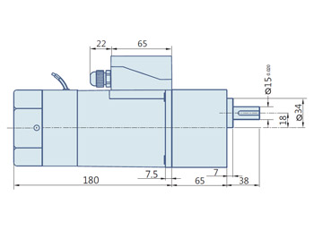 Round AC Induction Motor With Terminal Box