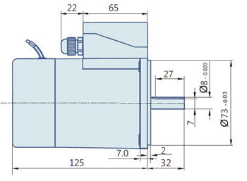 Round AC Induction Motor With Terminal Box