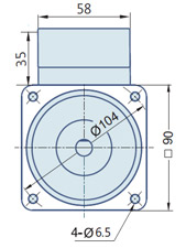 Round AC Induction Motor With Terminal Box