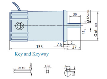 Round AC Induction Motor With Terminal Box