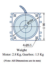 Round AC Induction Motor With Terminal Box