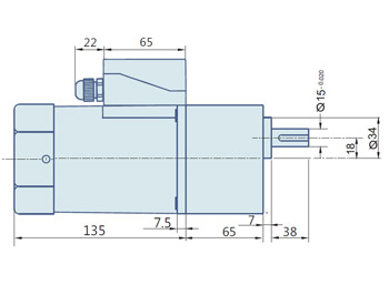 Round AC Induction Motor With Terminal Box