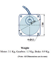 AC Geared Motor With Lead wires