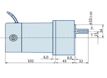 Round AC Induction Motor With Terminal Box