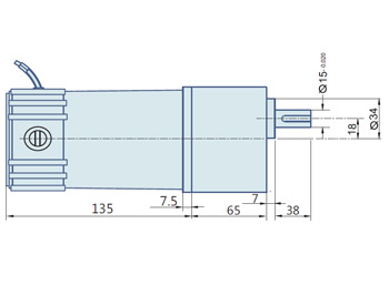 Round AC Induction Motor With Terminal Box