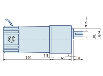 Round AC Induction Motor With Terminal Box