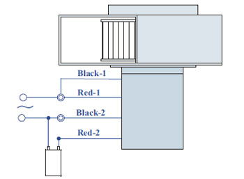 Round AC Induction Motor With Terminal Box